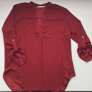 Lush polka dot blouse